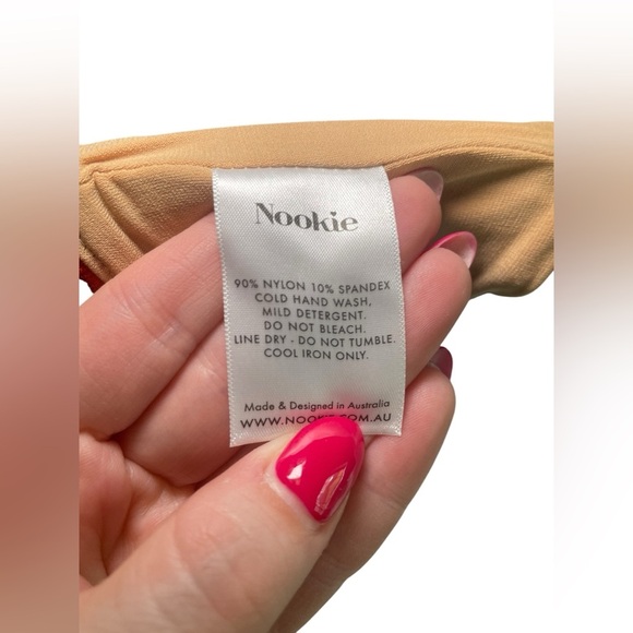 NWT Nookie Heaven Red Lace Crop Top XS | Sheer Bralette Cami - Picture 3 of 6